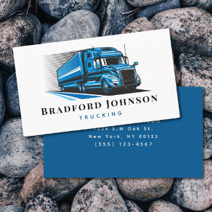 Transport Semi Trucking Trucker Company Business Card