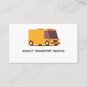 Transport Service Business Card Design