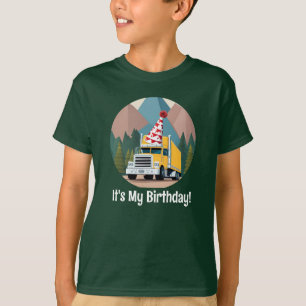 Transport Truck Birthday Eighteen Wheeler Fun T-Shirt