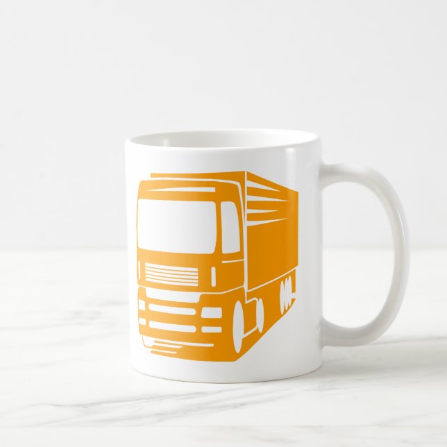 Transportation and Logistics Truck Logo Mug (Right)