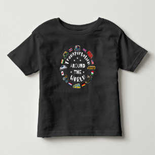 Transportation around the world toddler T-Shirt