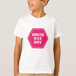 Transportation Birthday Boy Sign T-Shirt