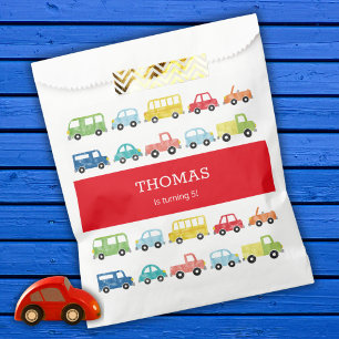 TRANSPORTATION BIRTHDAY INVITATION FAVOUR BAGS