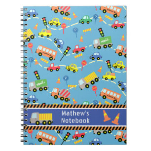 Transportation Blue. Notebook