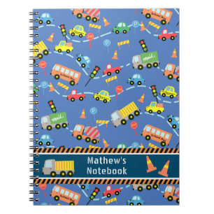 Transportation Blue. Notebook