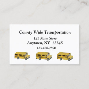 Transportation Business Card