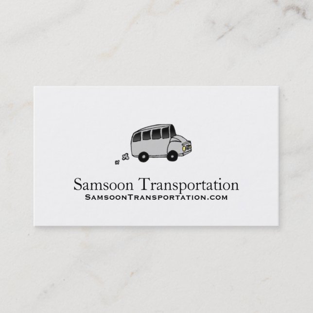 Transportation Business Cards (Front)