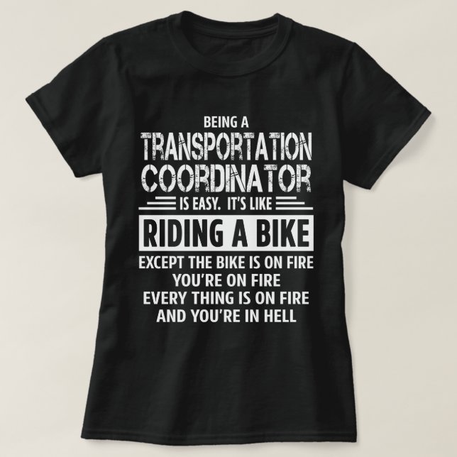 Transportation Coordinator T-Shirt (Design Front)