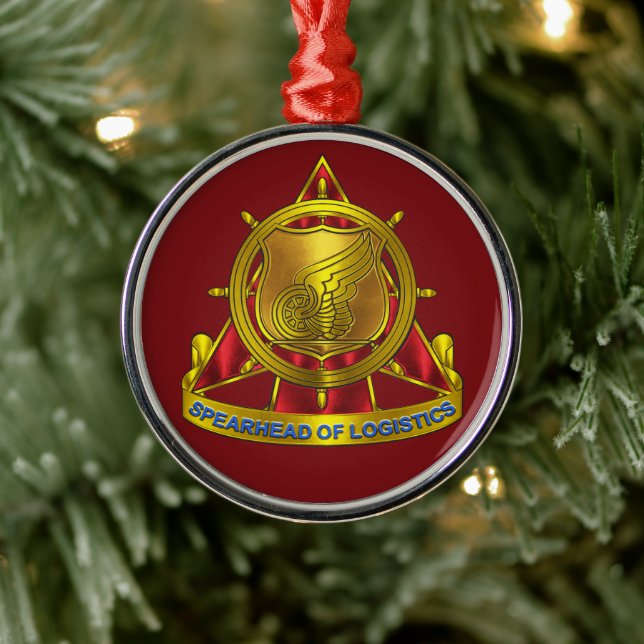 Transportation Corps  Metal Tree Decoration (Tree)