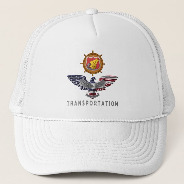 Transportation Corps Veteran Trucker Hat (Front)