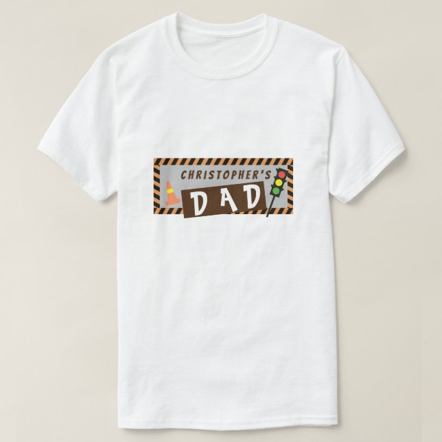 Transportation Dad T-Shirt (Design Front)