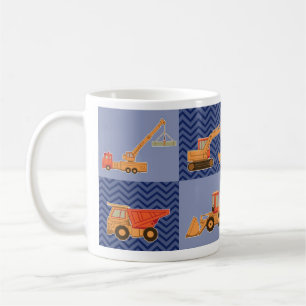 Transportation Heavy Equipment – Collage Coffee Mug