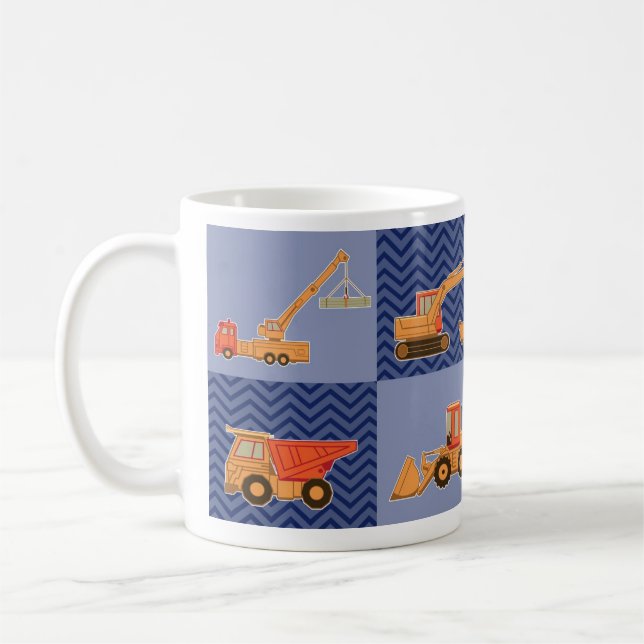 Transportation Heavy Equipment – Collage Coffee Mug (Left)