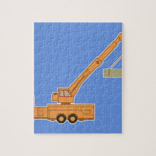 Transportation Heavy Equipment Crane Jigsaw Puzzle