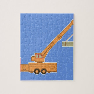 Transportation Heavy Equipment Crane Jigsaw Puzzle
