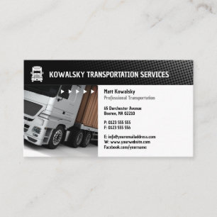 Transportation & Logistic Truck Business Card