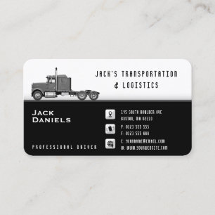 Transportation & Logistic   Truck Business Card