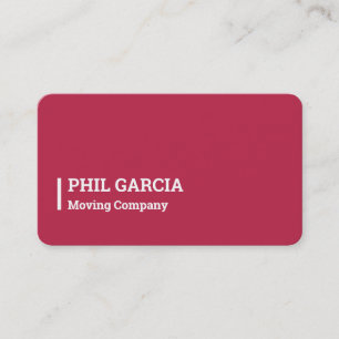 Transportation Moving Company Business Card