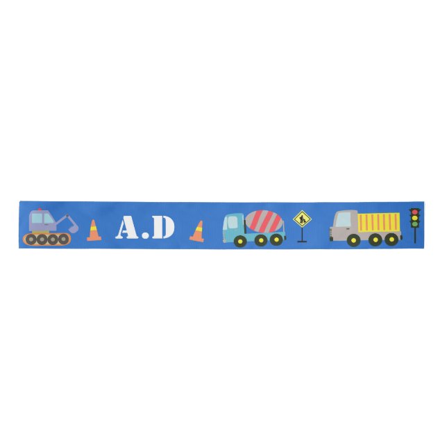 Transportation Name Satin Ribbon (Front)