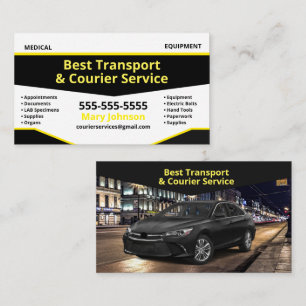 Transportation Service Business Card