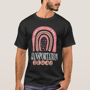 Transportation Squad Back To School Bus Driver Mon T-Shirt