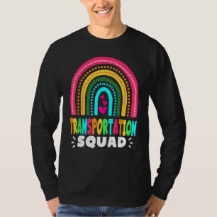 Transportation Squad Back To School Bus Driver Mon T-Shirt