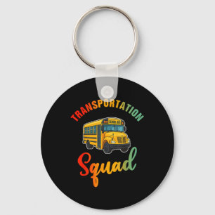 Transportation Squad Funny Bus Driver Back To Scho Key Ring