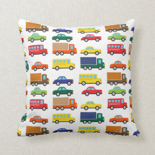 Transportation Vehicles Cute Kids Cushion