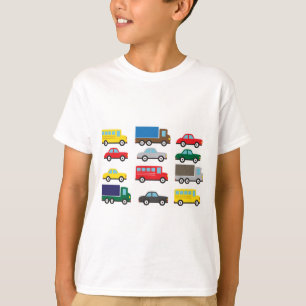 Transportation Vehicles Cute Kids T-Shirt