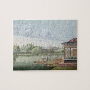Transporting crates of tea (w/c on paper) jigsaw puzzle