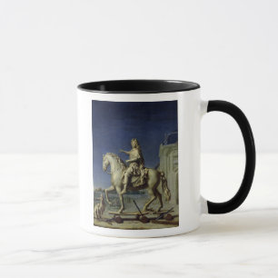 Transporting the Equestrian Statue of Louis Mug