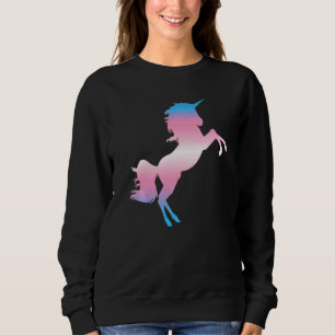 Transsexual Flag Unicorn Trans Pride Month Lgbtq T Sweatshirt