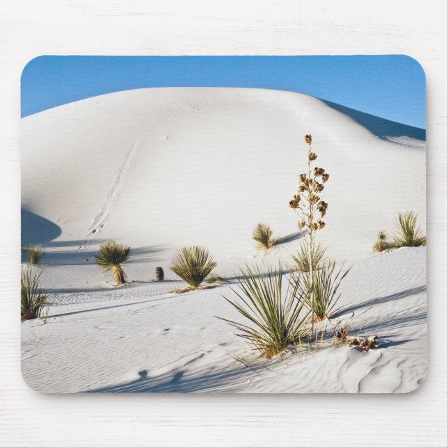 Transverse Dunes and Soaptree Yucca Mouse Mat (Front)