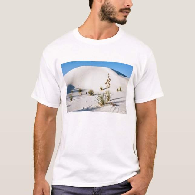 Transverse Dunes and Soaptree Yucca T-Shirt (Front)
