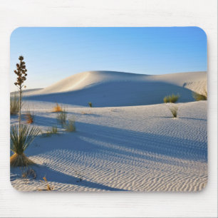 Transverse Dunes, Yucca, Early Morning Light Mouse Mat