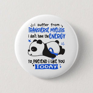 Transverse Myelitis Awareness Month Ribbon Gifts 6 Cm Round Badge