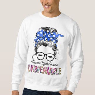 Transverse Myelitis Awareness Ribbon Support Gifts Sweatshirt