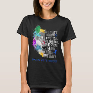Transverse Myelitis Awareness Ribbon Support Gifts T-Shirt