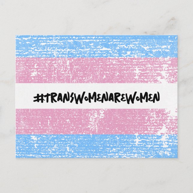 #TRANSWOMENAREWOMEN POSTCARD (Front)