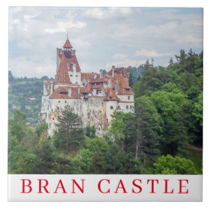 Transylvania Bran Castle ceramic tile