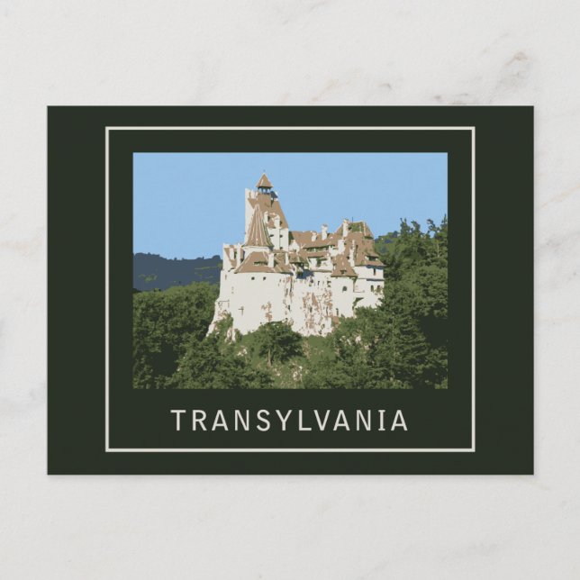 Transylvania Bran Castle Postcard (Front)