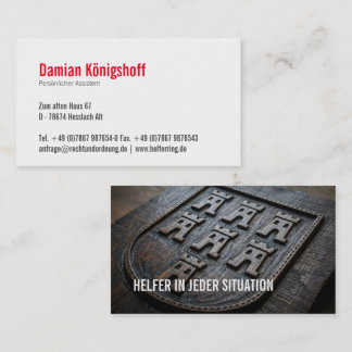 Transylvania inspired business card