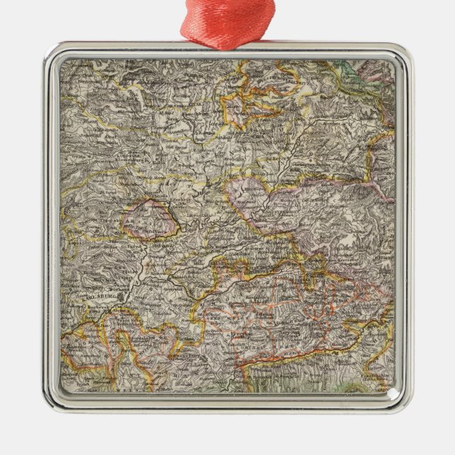 Transylvania, Romania Metal Tree Decoration (Front)