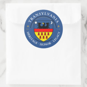 Transylvanian Saxons Crest Classic Round Sticker