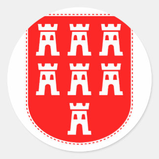 Transylvanian Saxons Crest Classic Round Sticker