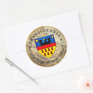 Transylvanian Saxons Crest Classic Round Sticker