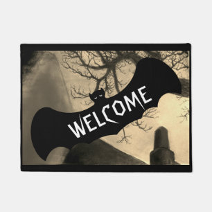 TRANSYLVANIAN WELCOME BAT by Jetpackcorps Doormat