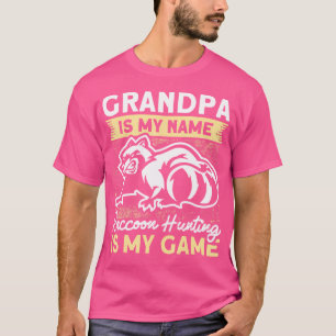 Trap Hunting Grandpa Coon Hunter Racoon Hunting T-Shirt