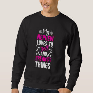 Trap Shooting Aunt Funny Trap Shooting Auntie Sweatshirt