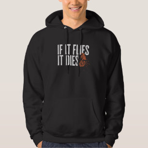Trap Shooting If It Flies It Dies Clay Pigeon Shoo Hoodie